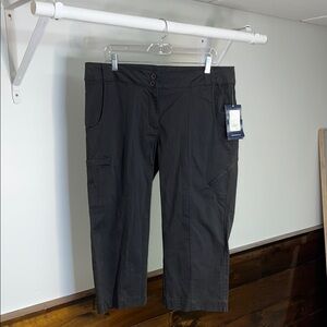 NWT West Marine‎ Swell Black Cargo Capri Pants- XL